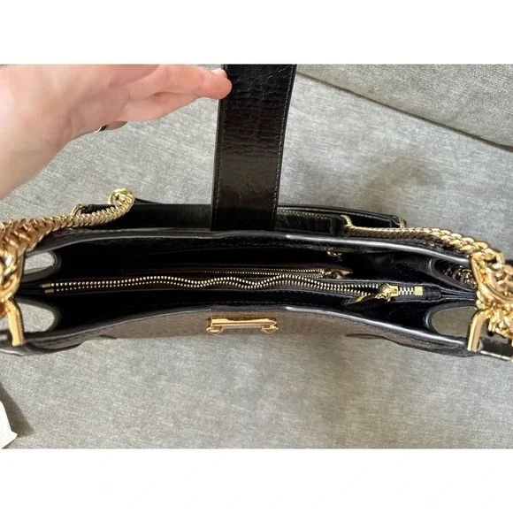 MICHAEL KORS Whitney Signature Small Logo Brown Purse, Wallet, Dustbag MSRP $457